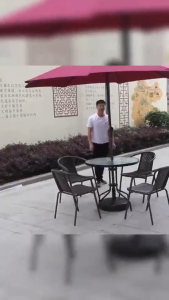 BMZAR Ghế tựa mây giả bàn ghế thư giãn ngoài trời ghế ăn quán trà chống mưa nắng chắc chắn giảm giá 10%