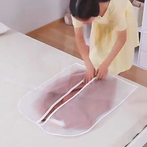 Thickened Clothes Dust Hood Garment Suit Bag Breathable and Transparent Household Dustproof Bag big space