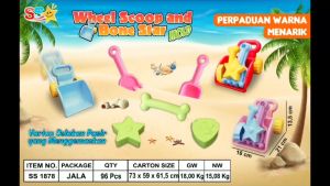 ( BISA COD ) PROMO Mainan Anak Mobil Mobilan Truk Truck Gerobak Angkut Pasir Dan Cetakan Sekop / Mainan Anak Laki Laki / Mainan Anak Perempuan SNI Murah