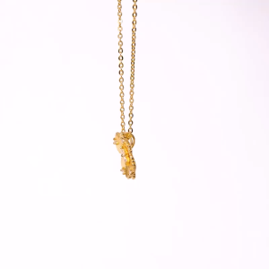 Chow Sang Sang 周生生 Gold Rhyme Cultural Blessings Blossom 999 Pure Gold Necklace 47cm 95101N