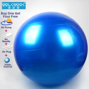 Wolk Wook | Durable Anti-Burst Yoga Ball for Fitness Weight Loss Pregnancy Exercise and Shaping