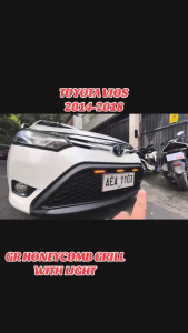 ⚡COD⚡Toyota Vios 2014 - 2018 GR Grill Custom GR-style LED Grille