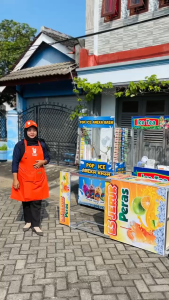 GEROBAK LIPAT PORTABEL UNTUK JUALAN | MEJA LIPAT PORTABLE