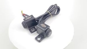 Mini Driving DOMINO 3 Way Switch Mount (Left )Universal Switch Mirror Mount Switches Hazard Fog Light ON OFF ON Switch 3WAY