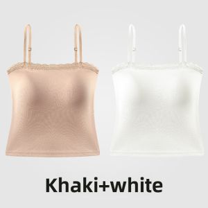Miiow | White Lace Trim Camisole Tank Top Womens Slim Fit Base Layer Shirt New Summer Style MiiOW Cat Person Comfortable Underwear