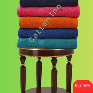 Premium 100% Natural Cotton Bath Towel | 750GSM Thick & Soft | Super Absorbent | 40x60cm | Hotel Quality