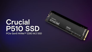 Crucial P510 PCIe Gen5 NVMe M.2 SSD (1TB/2TB)
