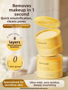 VETES | Sensitive 3-in-1 Deep Cleansing Makeup Remover Face Eye Lip