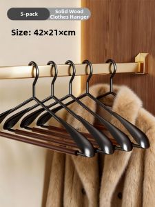 ZHIFAN | Bamboo and Metal Non-slip No-mark Pants and Skirts Hanger