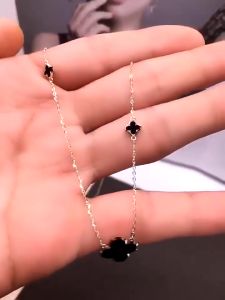 Kalung Titanium Kalung Fashion Wanita Bunga Anti Luntur dan Anti Karat Selamanya