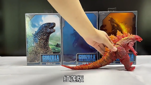 Neca godzilla 2019 king of the monster and 2024 the new empire k.o.