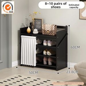 Install-Free Folding Shoe Rack