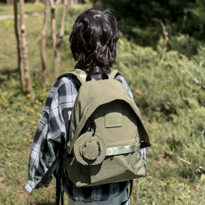 Large Capacity Childrens Backpack Outdoor Sports Bag for Boys And Girls Going out Double Shoulder Bag Hiking Bag Pure Color