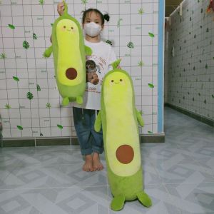 GỐI ÔM TRÁI BƠ DÀI SIZE LỚN VẢI MINISO MỊN CAO CẤP GIÁ RẺ