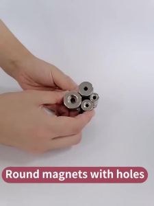 10/20/50/100Pcs N35 Super Strong Magnet 12mm X 3mm Hole 3mm Round Magnetic NdFeB Neodymium Magnet Powerful Disc imanes with hole