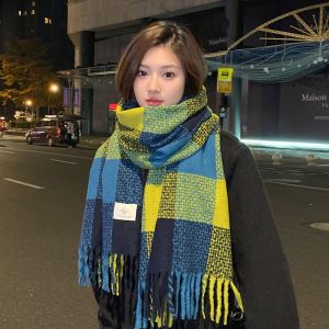 JIFANPAUL | Stylish Plaid Scarf 1pc