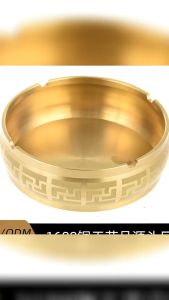 Asbak Kuningan Model Klasik Mulia Brass Ashtray Asbak Aesthetic Emas Bahan Kuningan
