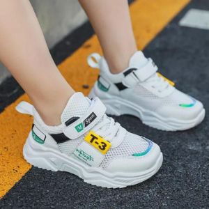 Sneakers anak model t3 white terbaru sepatu sekolah tk sd remaja