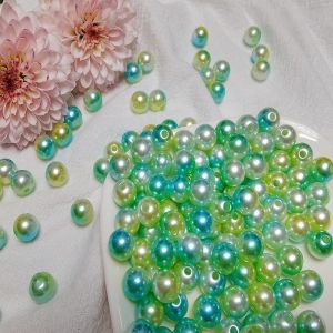 Fairy Tale Inspired 3mm Graduated Hole Imitation Pearl Loose Beads DIY Handmade Stringing Beads Clothing Accessories Weaving Materials