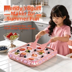 XIONGBUFAN | Compact Portable No-Plug Girls Frozen Yogurt Maker
