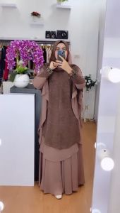 Gamis SARMALA Bahan Cerutty Muslim Panjang