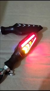 SEN MOTOR LED RUNNING 2 SISI 2 PCS UNIVERSAL LAMPU SEIN VIXIONCB150MEGAPROVERSAMXKINGR15R25NINJA