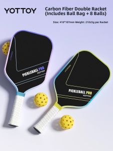 YOTTOY | Carbon Fiber Professional Level Big Sweet Spot Pickleball Paddle