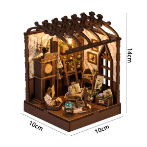 NEW DIY Wooden Miniature Model Kit Handmade Assembled Doll Houses 3D Puzzle Dollhouse With Furniture for Xmas Birthday Gifts