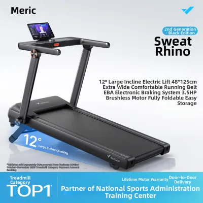 Merach | Silent Foldable Mini Treadmill for Home