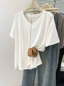MISHANGYICHU | V Neck Regular Fit Slim T-Shirt