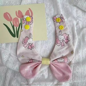 Korean Style Pet Bandana Scarf Dog Saliva Towel Cat Butterfly Knot Small Medium Size Dog Accessories Triangle Scarf Wrap
