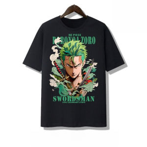Bandai | One Piece Nika Bounty Hunter Zoro Printed T-shirt Cotton Comfortable Parent-child Outfit