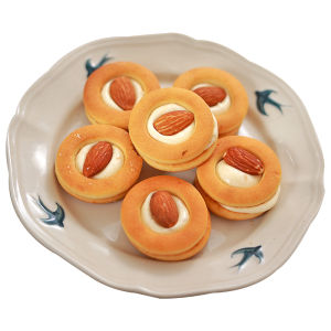 XUNCUIJI | Wedding Favors Independently Packaged Almond Nougat Sandwich Cookies