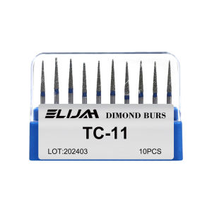 ELIJAH 10 Pcs/Box Dental Diamond Bur Multiple Models Optional Fit For Dental High Speed Handpiece Instrument Tool BR /TR Series