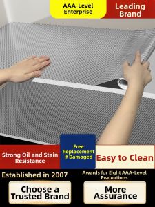 REVGUEN | Heat-resistant Waterproof Self-adhesive Kitchen Stove Top Surface Wallpaper