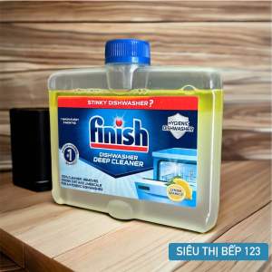 Dung dịch vệ sinh máy rửa bát Finish 250ml chính hãng