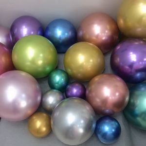 Balon Latex Metalik Chrome - Balloon Chrome 12inch Per Pack isi 50 Pcs
