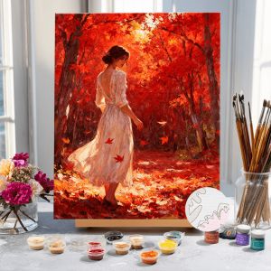 40x50cm Paint By Numbers Handpainted Canvas Painting Painting By Numbers for Adults Home Decor