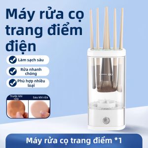 HZICY | Máy Rửa Và Làm Khô Cọ Trang Điểm Tự Động