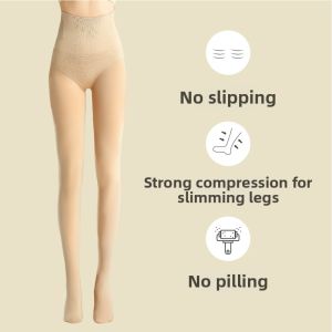 MsPai | Thickened Thermal Tights For Women Large Size