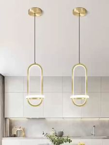 Nordic Chandelier Ceiling Light Minimalist Modern Home Dining Hanging Lamps Bedside Drop Lamp Creative Pendant Lights