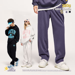 กางเกง ตัว ป้องกัน ขากว้าง พิมพ์ ลาย ด้าน สำหรับ ผู้ชาย กางเกง ขาตรง กีฬา ลำลอง อินเทรนด์ 2023 ฤดู ไม้ร่วง ฤดูหนาวใหม่