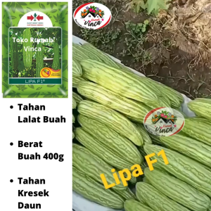 Benih Bibit Biji Pare Paria Super LIPA F1 15 Butir Cap Panah Merah