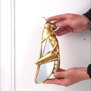 1PC Vàng Chim Sẻ Châu Chấu Nhựa Treo Tường Trang Trí Nhà Cửa Phong Cách Hiện Đại Động Vật Đồ Trang Trí Cho Bữa Tiệc Gia Đình Sáng Tạo Nhà Điểm Nhấn