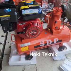 Paket Mesin Kompresor SDP 1/4 HP & Penggerak Bensin