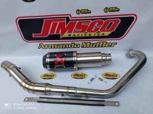 Knalpot Akrapovic Vixion R15 GSX BISON SatriaFU SONIC CBR150R NewCB verza tiger mx king Scorpio thunder Pulsar xabre N-Max PCX AEROX Jupiter Vega dll