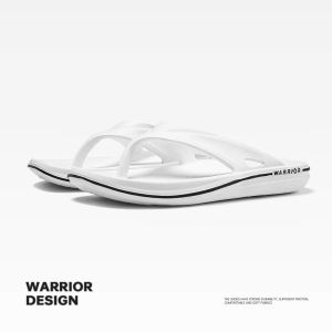 Warrior Mens Thong Slippers Thick Bottom Outdoor Summer EVA Anti-Slip Deodorant Beach Sandals Comfortable Lightweight Slippers