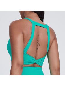 Naked Sensation Womens Yoga Clothes Tight Running Sports Bra Outdoor Running Beautiful Back Fitness Underwear Set