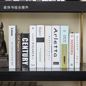 Modern Simplicity Bookshelf Simulation Living Room Decorative Accessories Study Desk Sample Room Home Decoration Artifacts