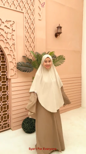 IMAZAN Khimar Bandana Syar’i Jersey Korea Premium Khiban Malay Hijab Kekinian Sayla Series